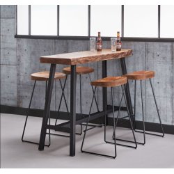  Brixx- Barbord i strrelse 46 x 125 cm., udfrt i  massiv akacie tr