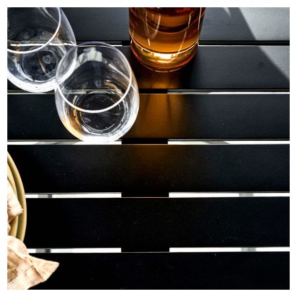 Dales - Spisebord i sort mahogni, foldbar