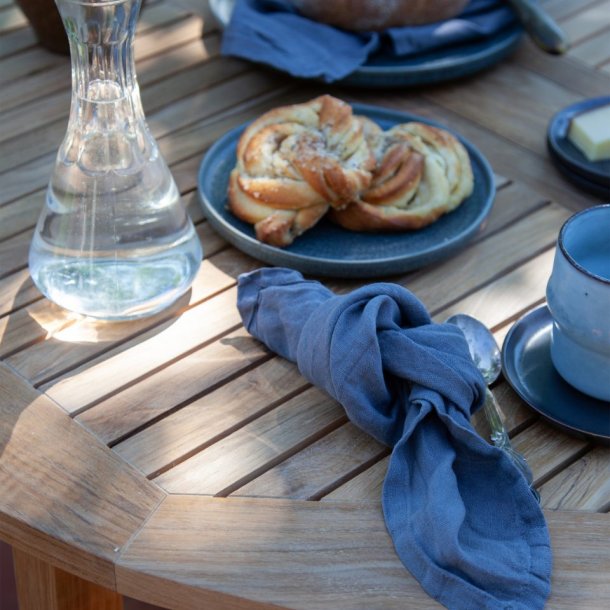 Expa - Spisebord med folde funktion, teak, diameter 110 cm.