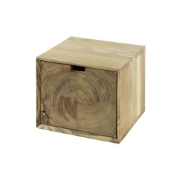 Tribu - Sengebord med skuffe i massivt akacietr