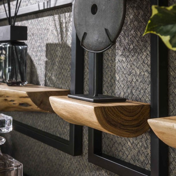 Multos - 5 hylder i massiv akacietr