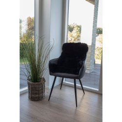 gte sort Lammeskind - 50 x 85 cm.