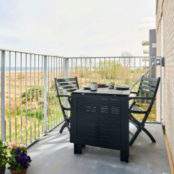 Expa - Spisebord med folde funktion, sort mahogni, 65 x 130 cm.