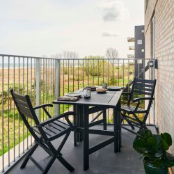 Expa - Spisebord med folde funktion, sort mahogni, 65 x 130 cm.