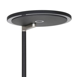 Big-Ben - Guldlampe i sort metal med 2 lyskilder