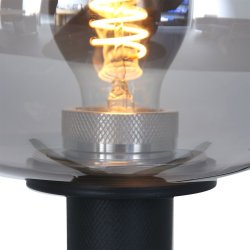 Espejo - Bordlampe i glas og metal med spejl effekt, hjde 22 cm