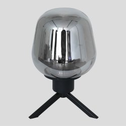 Espejo - Bordlampe i glas og metal med spejl effekt, hjde 28 cm