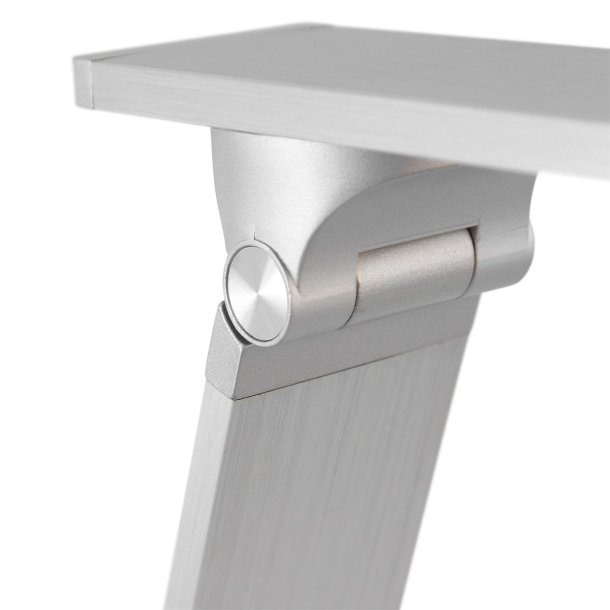 Fonda - bordlampe i aluminium og glas, to farver