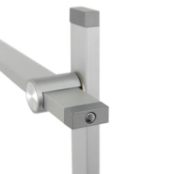 Coco - gulvlampe i aluminium og glas, to farver