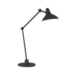 Moore - bordlampe i sort metal