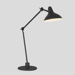 Moore - bordlampe i sort metal