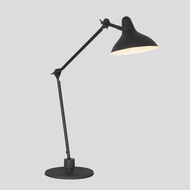 Moore - bordlampe i sort metal