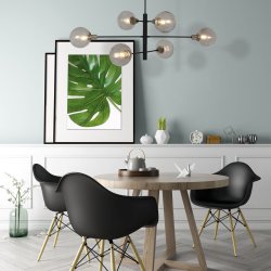 Boda - Loftlampe med seks glaskupler