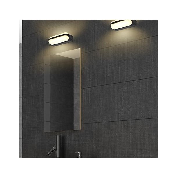 Siam - Udendrslampe i sort metal og glas