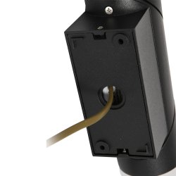 Burgos - udendrslampe i sort metal og glas