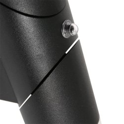 Burgos - udendrslampe i sort metal og glas