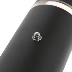Baza - Udendrslampe i sort metal og glas med sensor