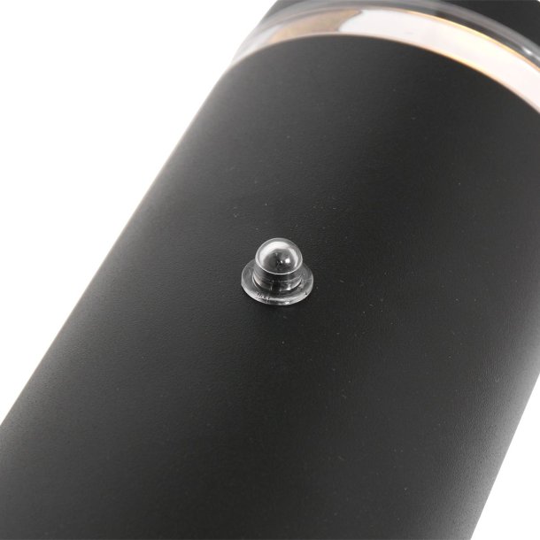 Baza - Udendrslampe i sort metal og glas med sensor