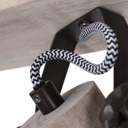 Bates - spotlampe med fire skrme i fem forskellige finish