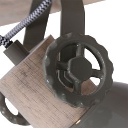 Bates - spotlampe med fire skrme i fem forskellige finish