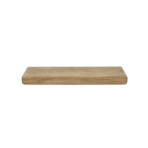 Estanto - Væghylde i massiv sandfarvet mangotræ, længde 118 cm.