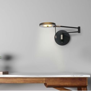 Depp - vgglampa med dubbel svngarm i metall