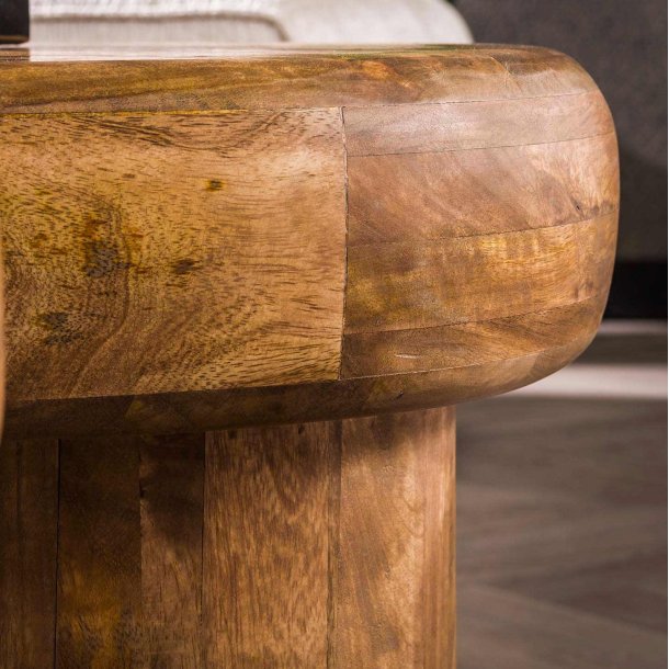 Casso - Sofabordsst i sandfarvet mango tr