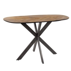 Zibetta - Barbord i genbrugsteak og sort metal