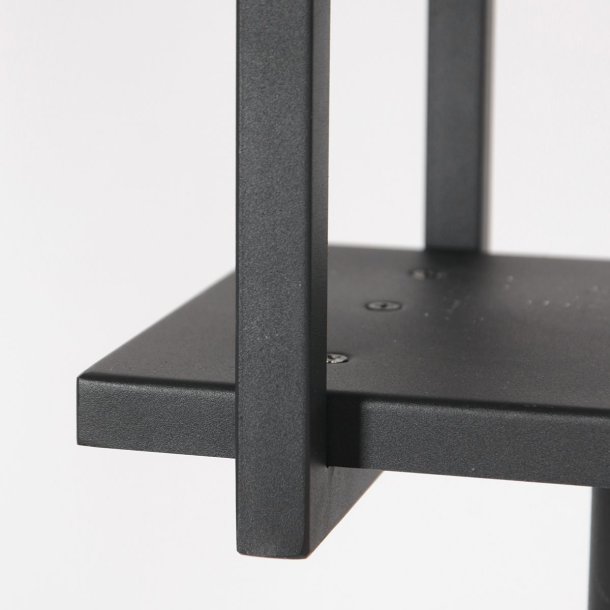 Estante - loftlampe i metal med opbevaringshylde