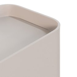 Alhamba - Knagerkke med hylde i silky taupe metal, fem knager