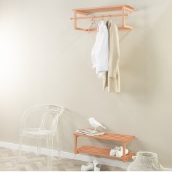 Razor - Skohylde i terracotta farvet metal