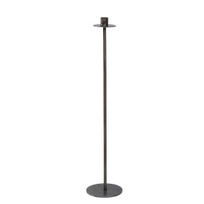 Alto - 2 gulvlysestager i lakeret jern, højde 60 cm.