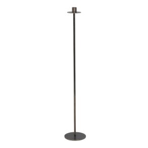 Alto - 2 gulvlysestager i lakeret jern, højde 75 cm.