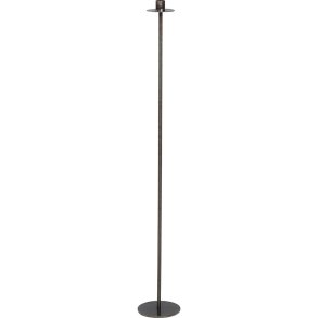 Alto - 2 gulvlysestager i lakeret jern, højde 90 cm.