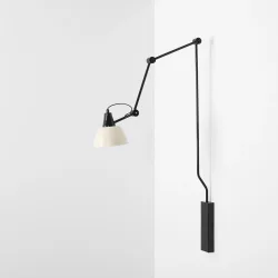 Verdi - Vglampe i cremefarvet metal