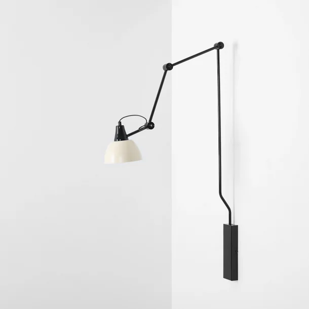 Verdi - Vglampe i cremefarvet metal