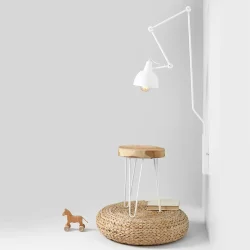 Verdi - Vglampe i hvid metal