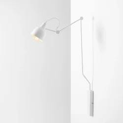 Verdi - Vglampe i hvid metal