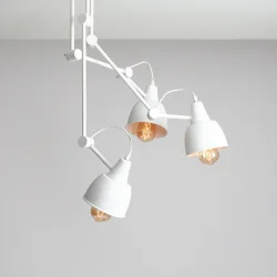 Verdi - Plafond lampe i hvid metal