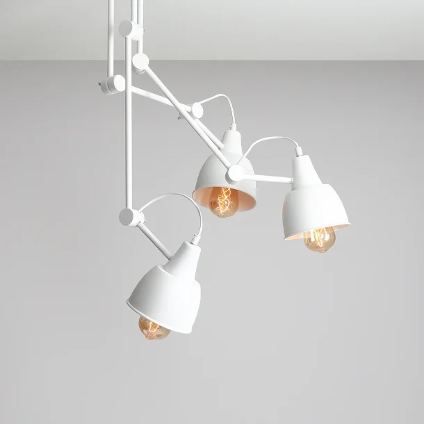Verdi - Plafond lampe i hvid metal