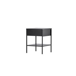 Beta - Sengebord i sort metal