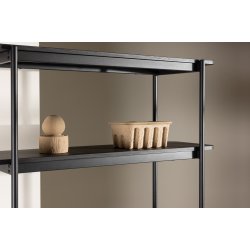 Stigma - Reol i sort MDF, 120 x 190 cm.