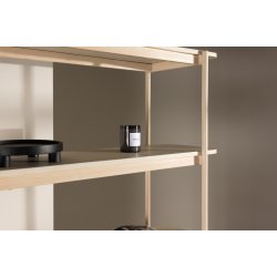 Stigma - Reol i hvidtonet MDF, 120 x 190 cm.