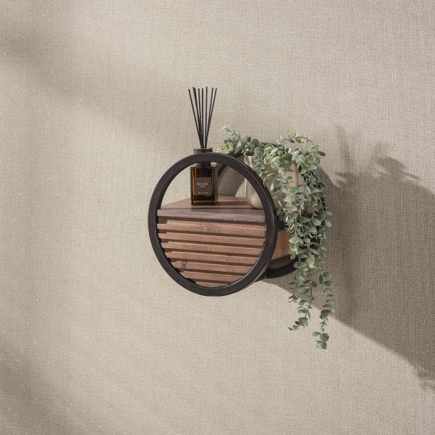 Redondo  - Rund v�ghylde i massiv akacietr�, � 30 cm