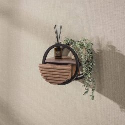 Redondo  - Rund v�ghylde i massiv akacietr�, � 30 cm
