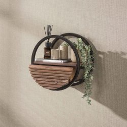 Redondo  - Rund v�ghylde i massiv akacietr�, � 40 cm