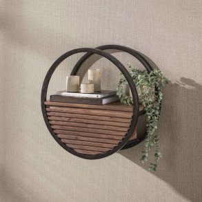Redondo  - Rund v�ghylde i massiv akacietr�, � 50 cm