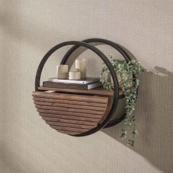 Redondo  - Rund v�ghylde i massiv akacietr�, � 50 cm