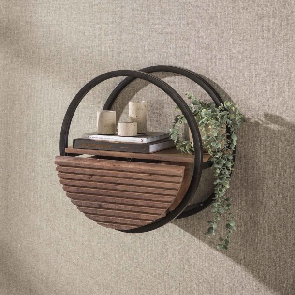 Redondo  - Rund v�ghylde i massiv akacietr�, � 50 cm