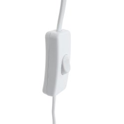 Sorbas - bordlampe i hvid keramik, hjde 26 cm.